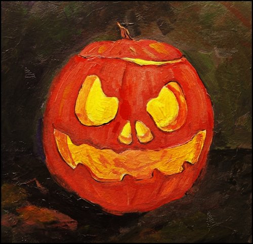 pumpkin-acrylic-painting-art